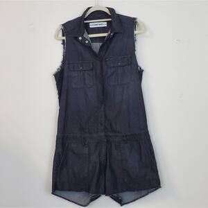 Etienne Marcel Denim Romper sz L